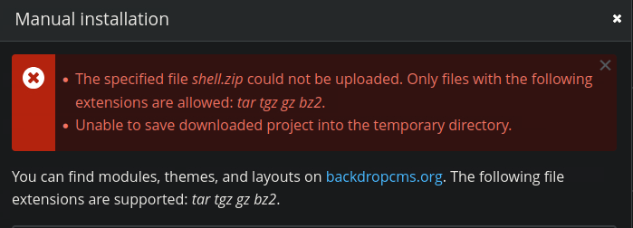 UploadError